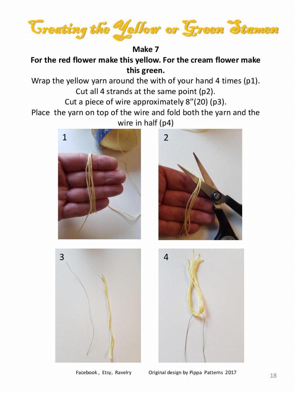 Poinsettia Pattern and instructions