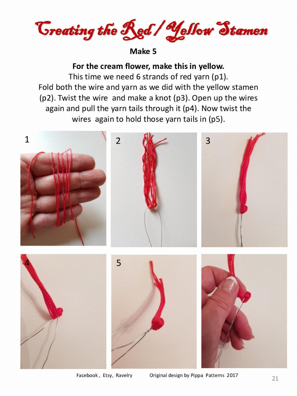 Poinsettia Pattern and instructions