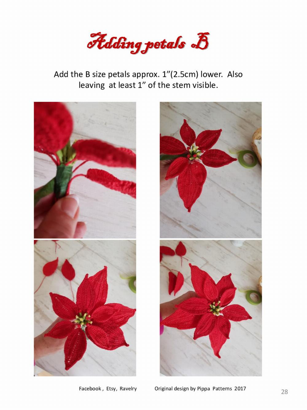 Poinsettia Pattern and instructions