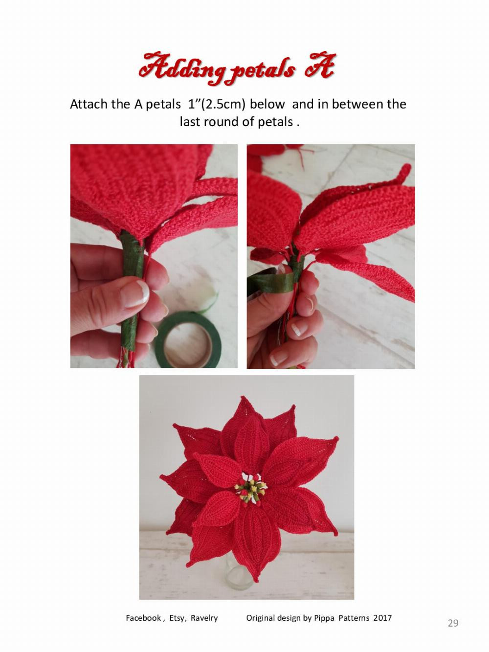 Poinsettia Pattern and instructions