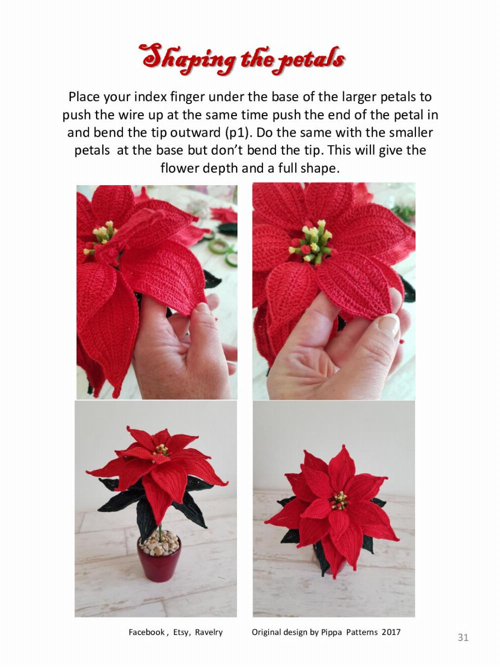 Poinsettia Pattern and instructions