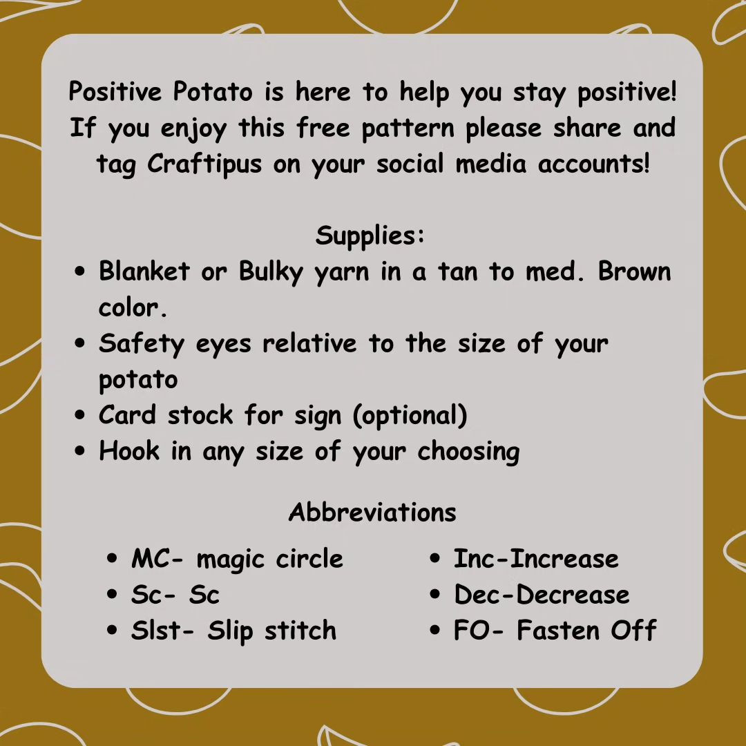 positive potato pattern