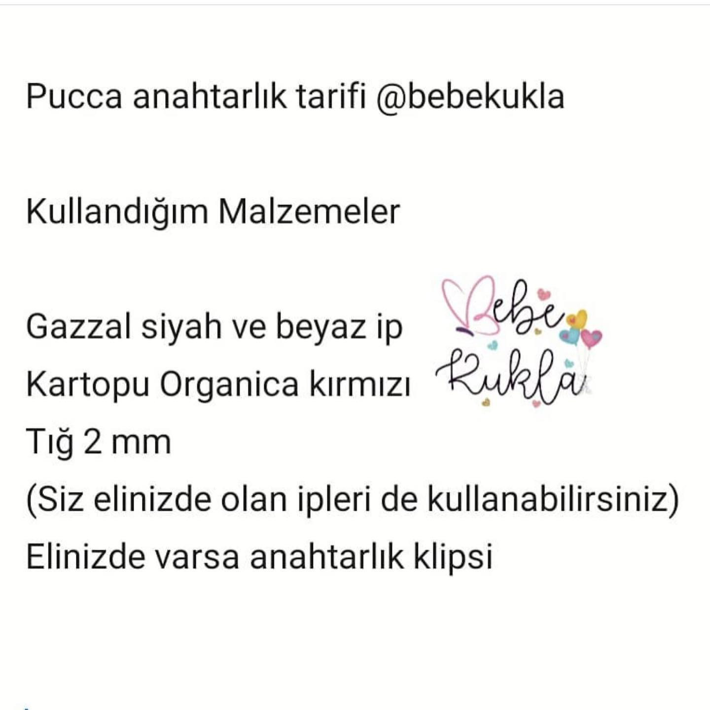 pucca anahtarlık yün tığ işi modeli