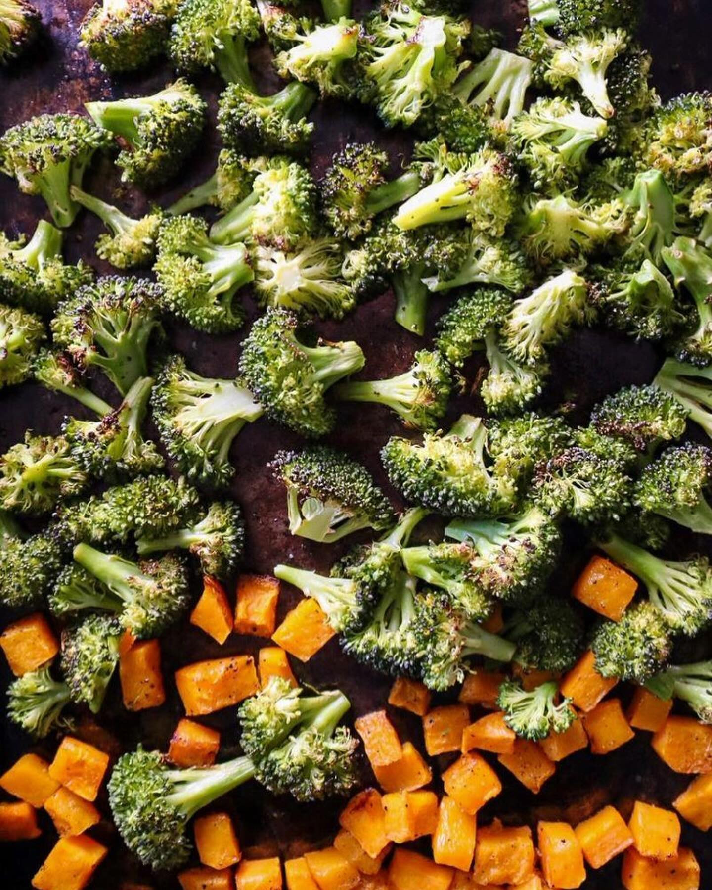 Roasted Broccoli, Butternut Squash & White Bean Salad with Garlic Vinaigrette