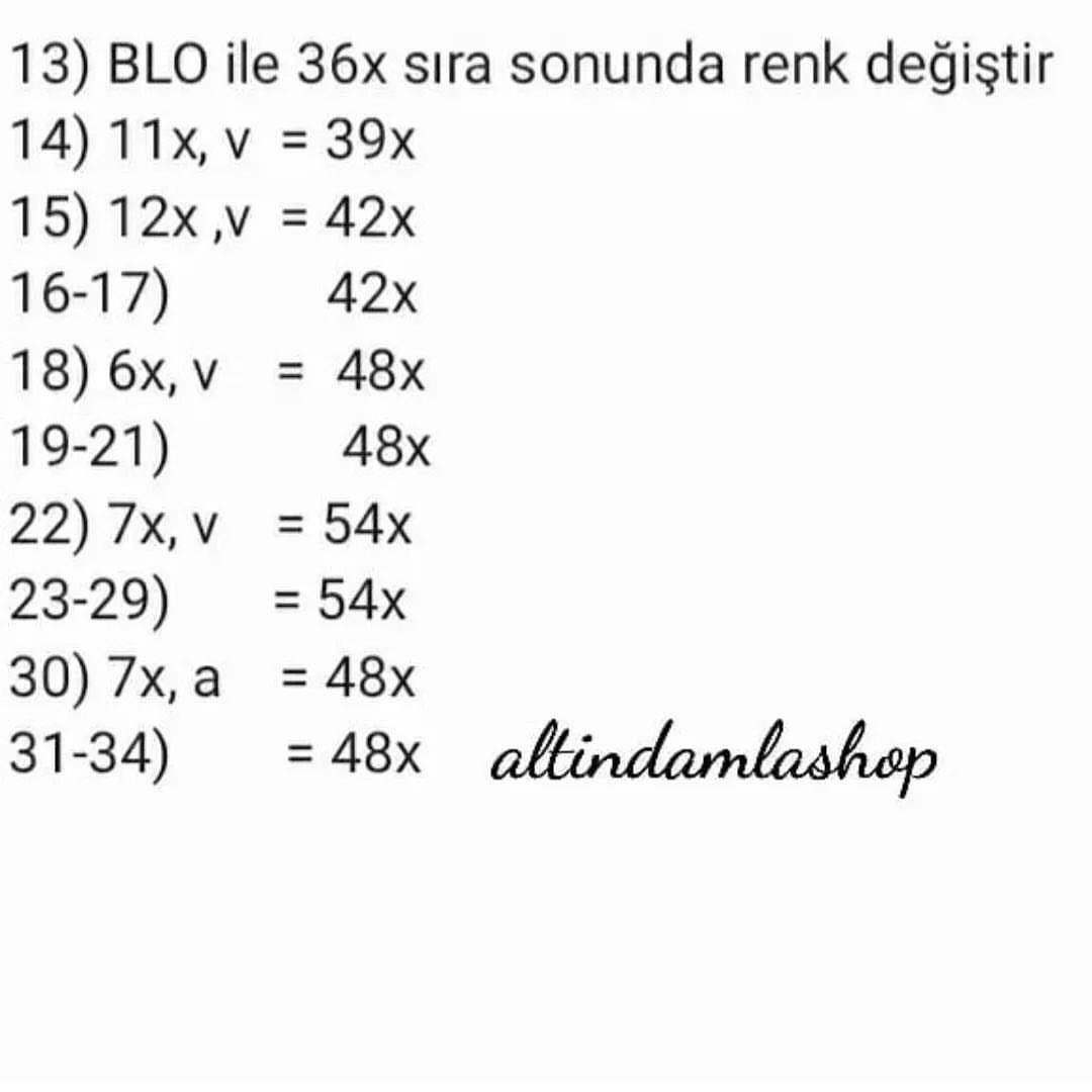 roket ve roket tığ işi modeli