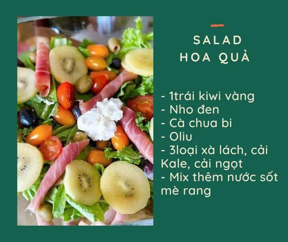 salad cà chua, salad gà, salad hoa quả, salad trái cây, salad bơ, salad mùa hè, salad rau