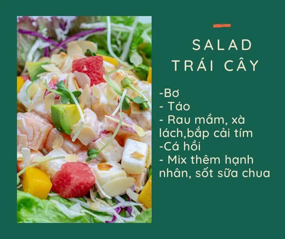 salad cà chua, salad gà, salad hoa quả, salad trái cây, salad bơ, salad mùa hè, salad rau