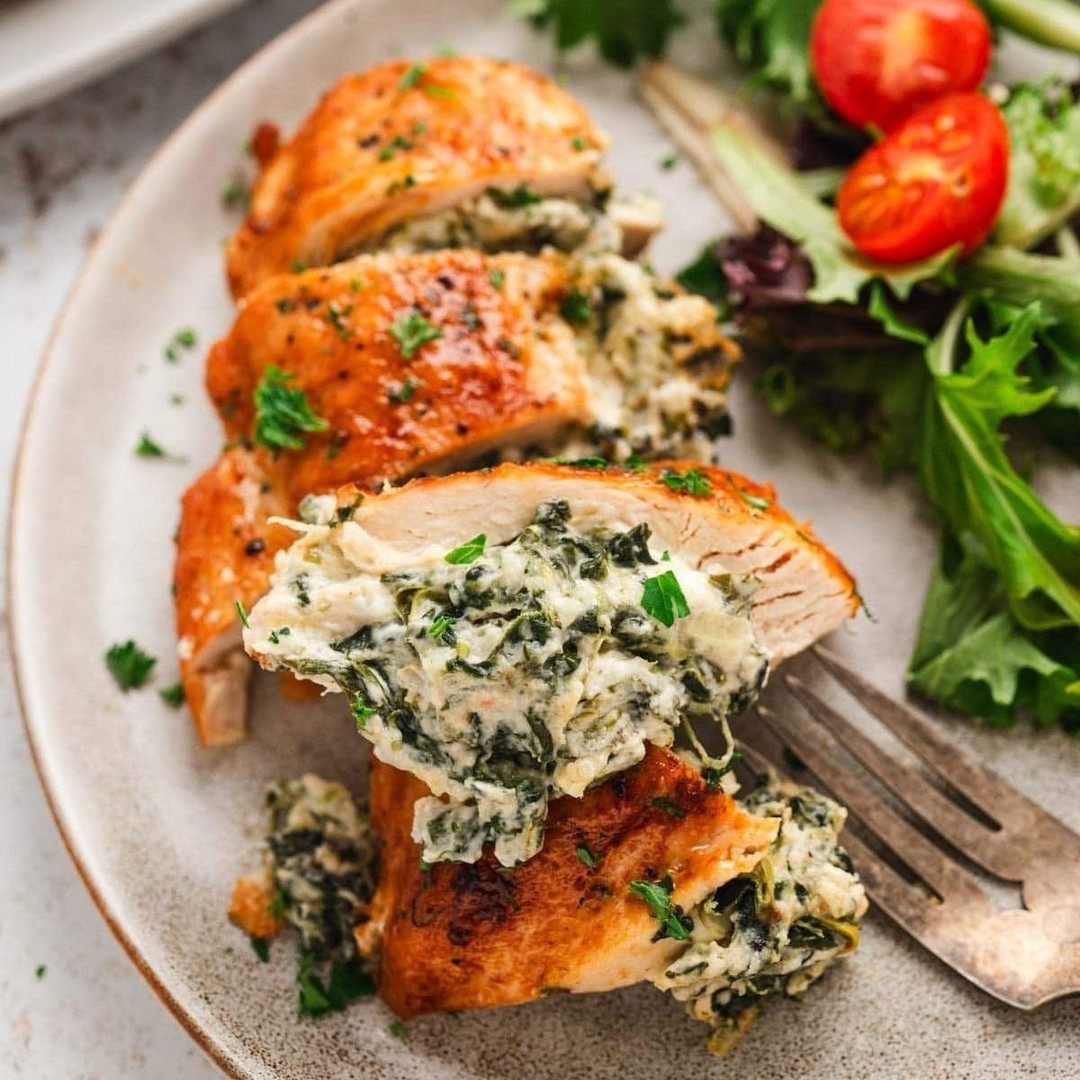 SPINACH STUFFED CHICKEN