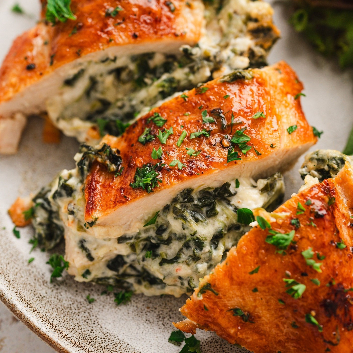 SPINACH STUFFED CHICKEN