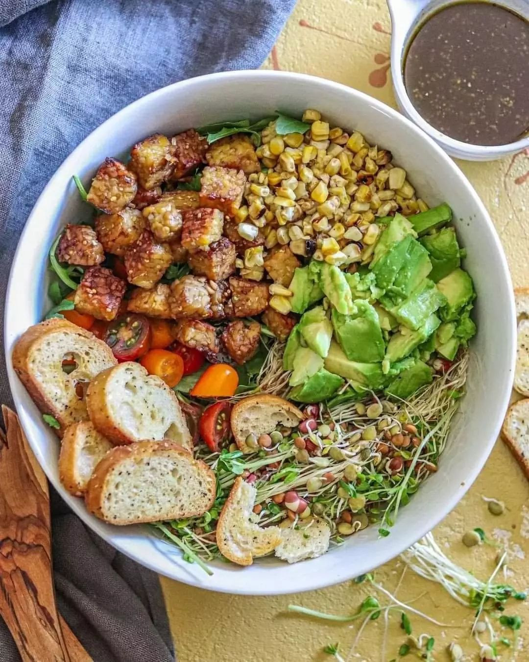 Summer Lime Tempeh Salad