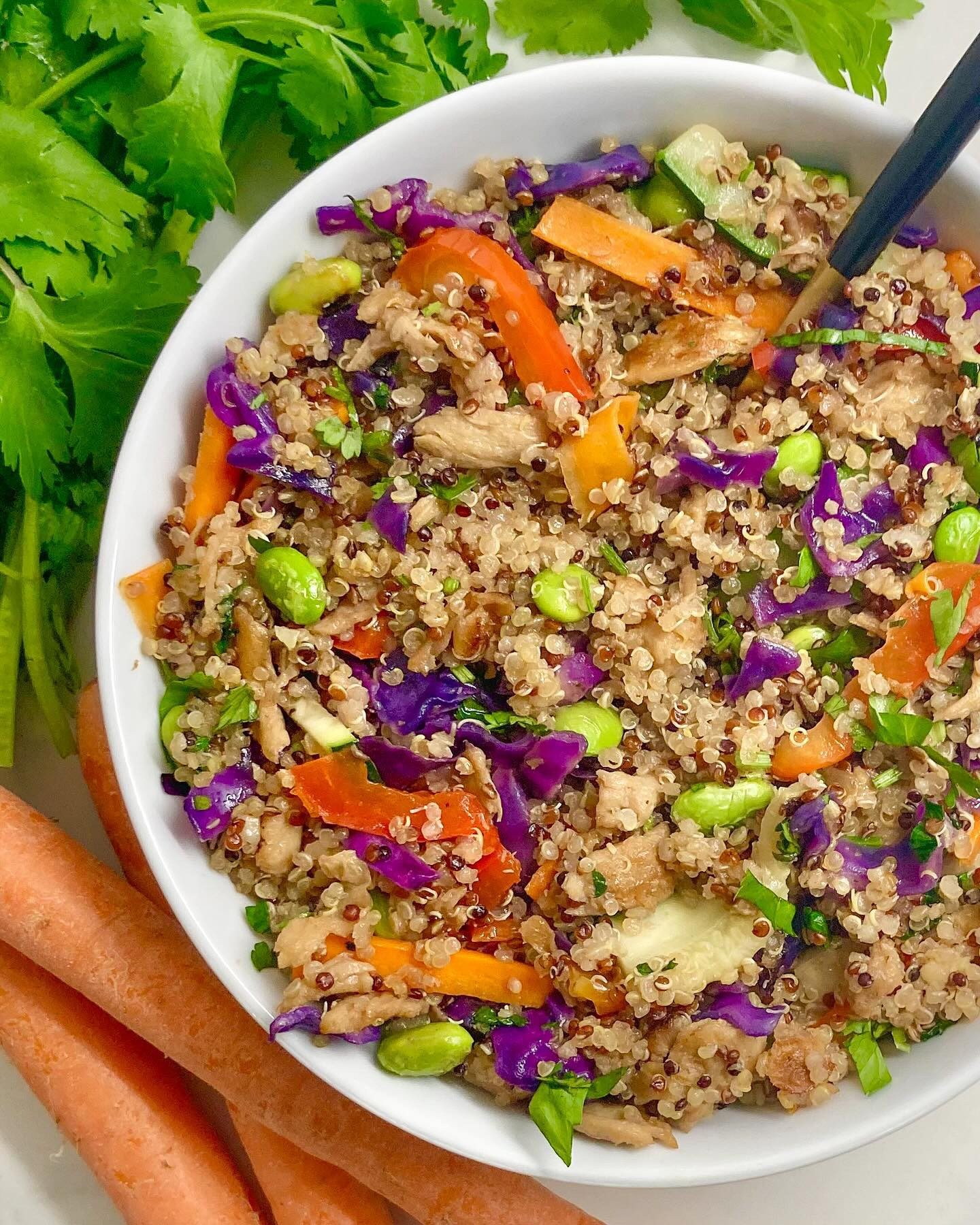 🔥SWEET ASIAN QUINOA BOWL 🔥