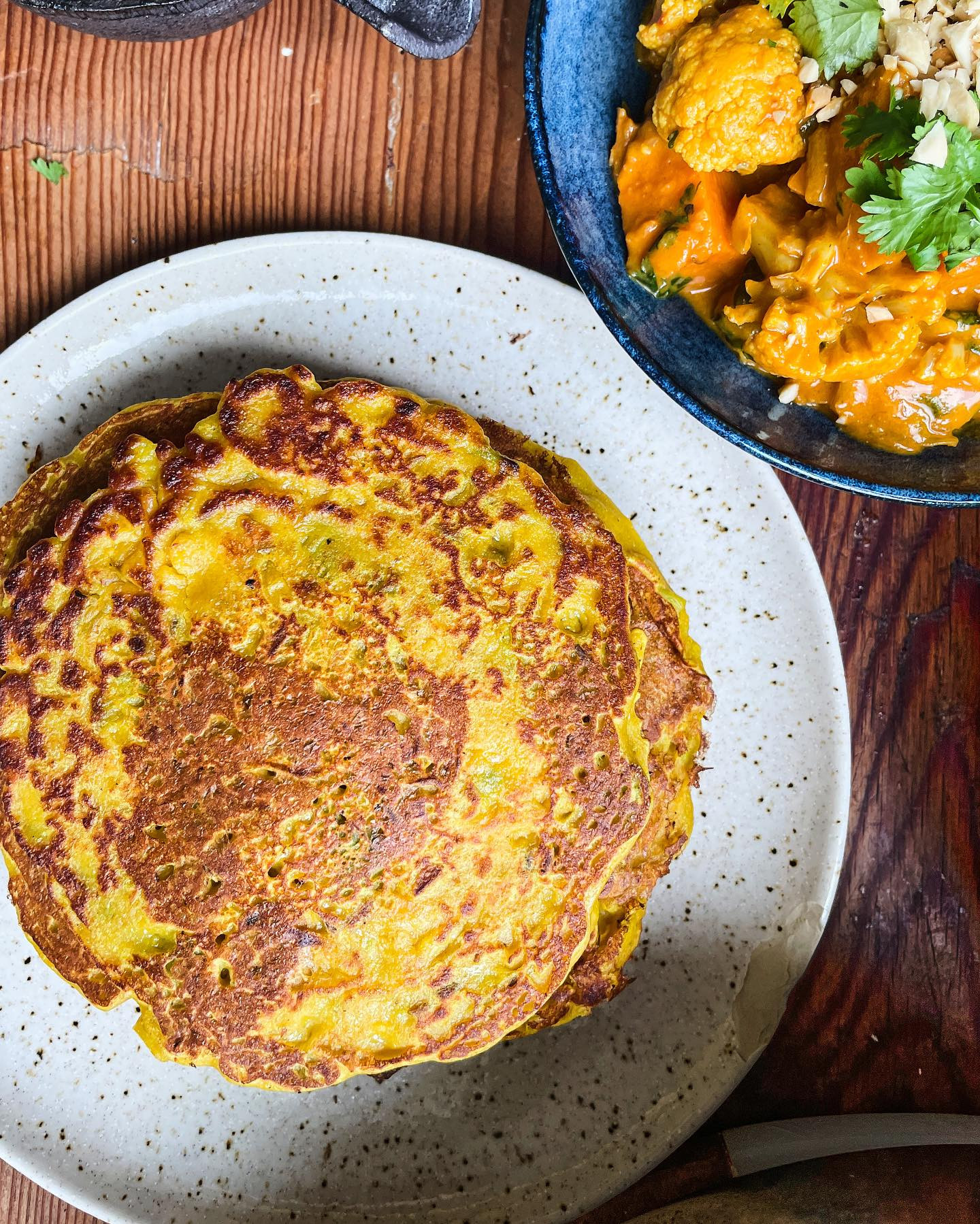 sweet potato, cauliflower and peanut stew.