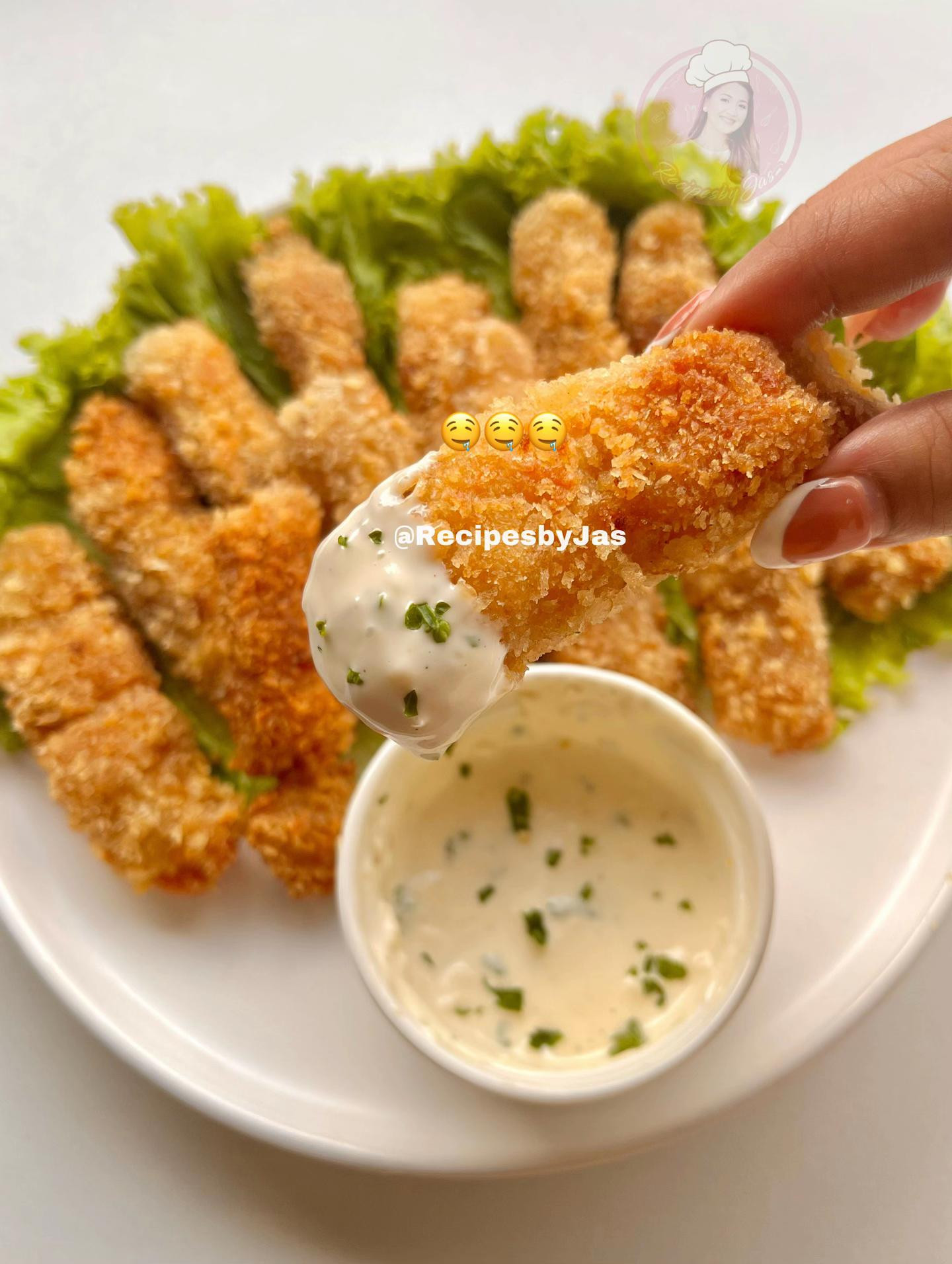 tara luto naman tayo fish fillet with garlic mayo dip