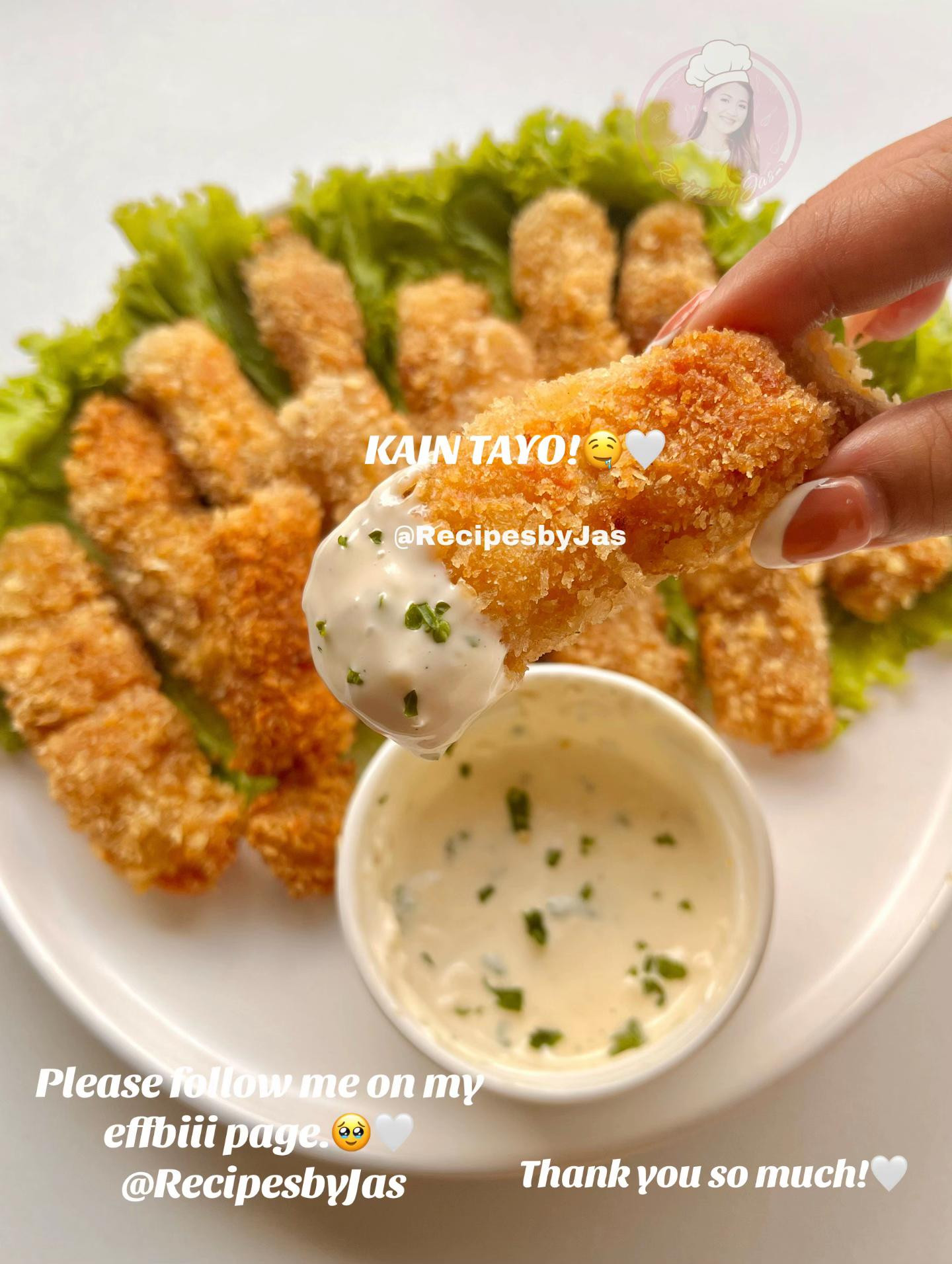 tara luto naman tayo fish fillet with garlic mayo dip