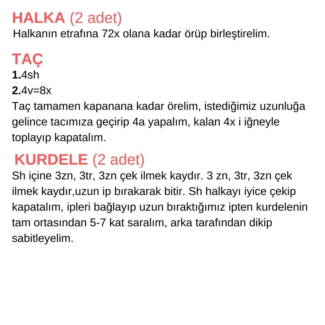 Tavşan kulaklık tığ işi modeli