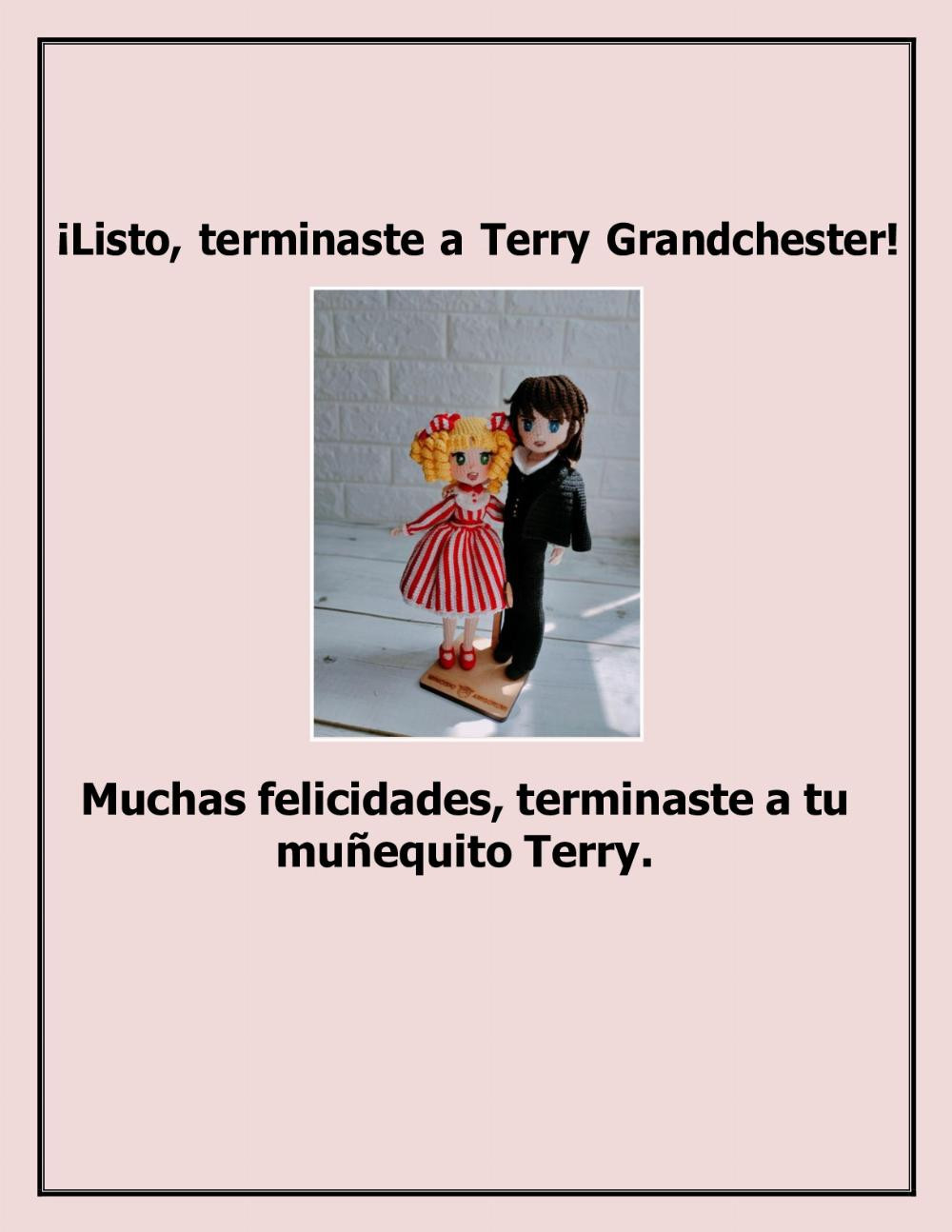 TERRY GRANDCHESTER  Leer todo el patrón antes de comenzar