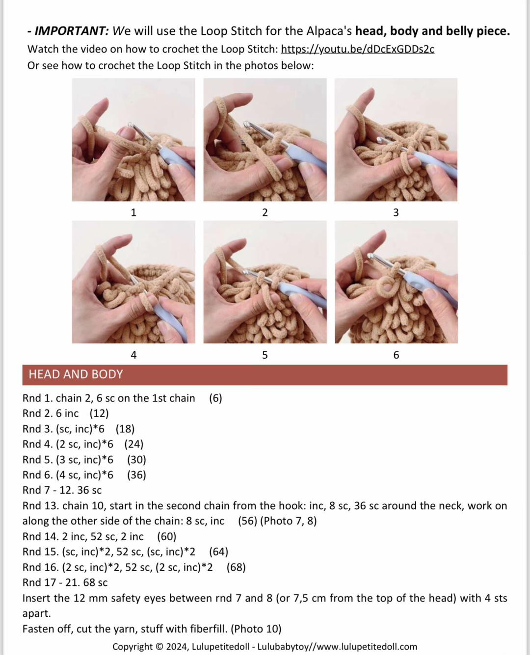 the happy alpaca crochet pattern