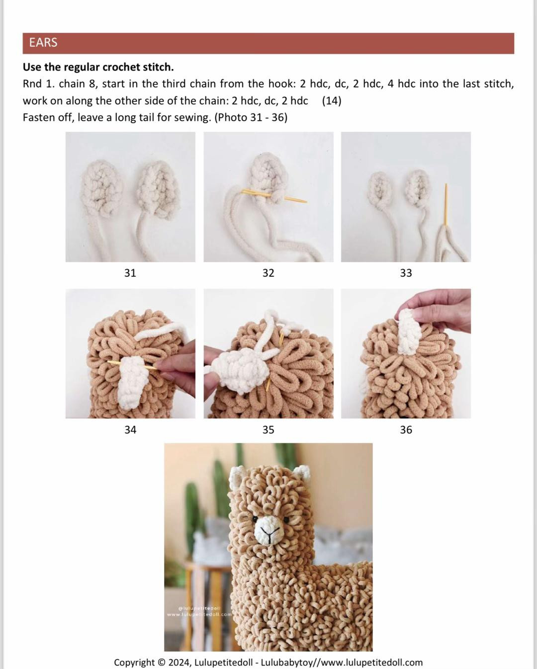 the happy alpaca crochet pattern