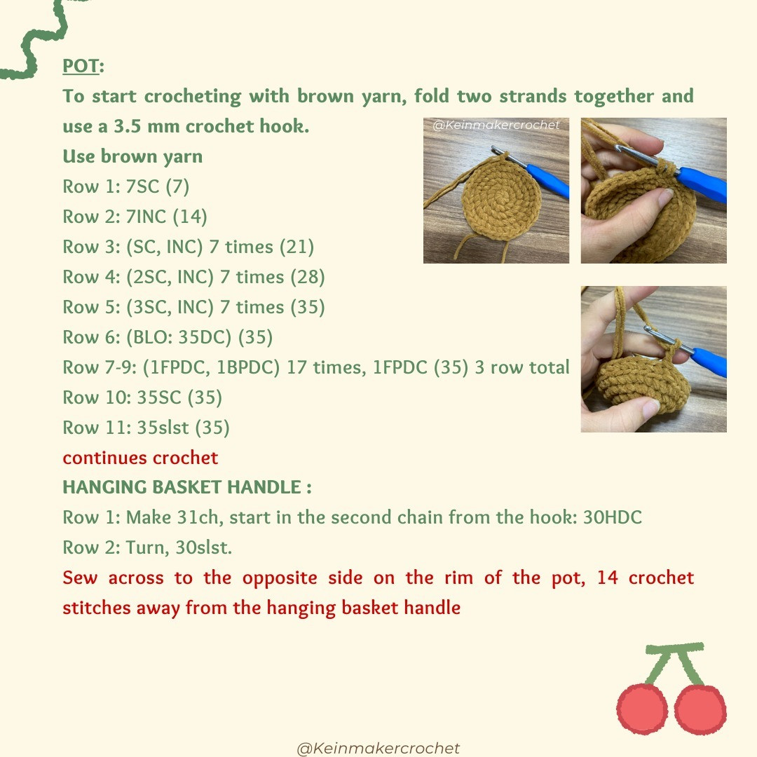 the strawberry basket pattern