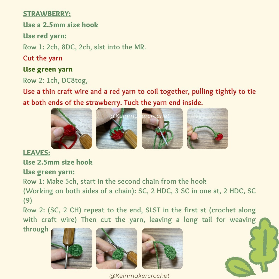 the strawberry basket pattern