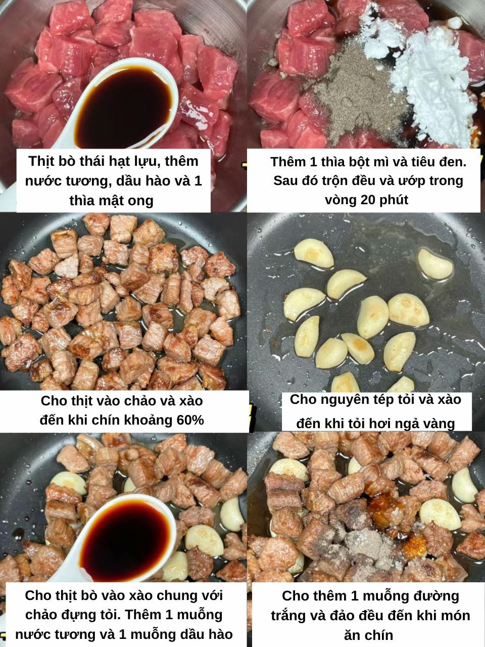 Thịt bò xào tỏi