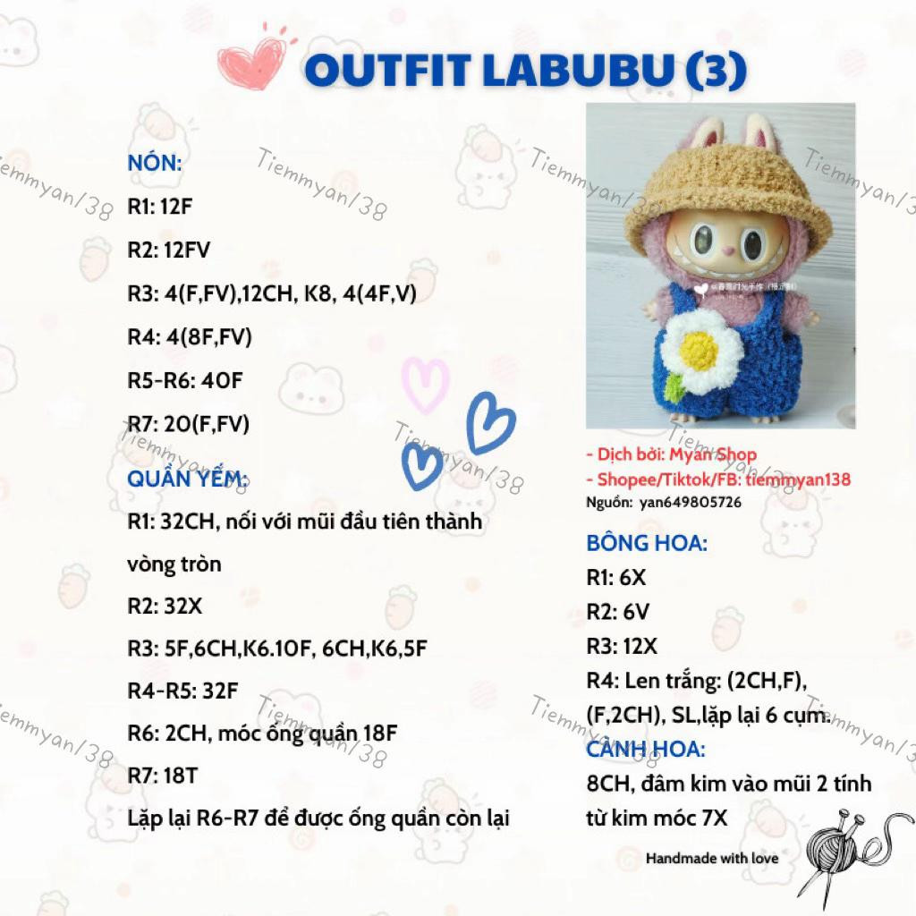 Tiếp series outfit Labubu nhé