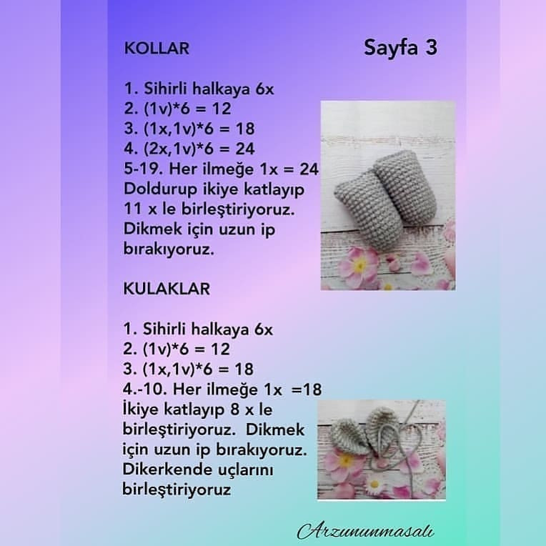 tığ işi deseni mavi burunlu ve pembe bacaklı gri su aygırı.