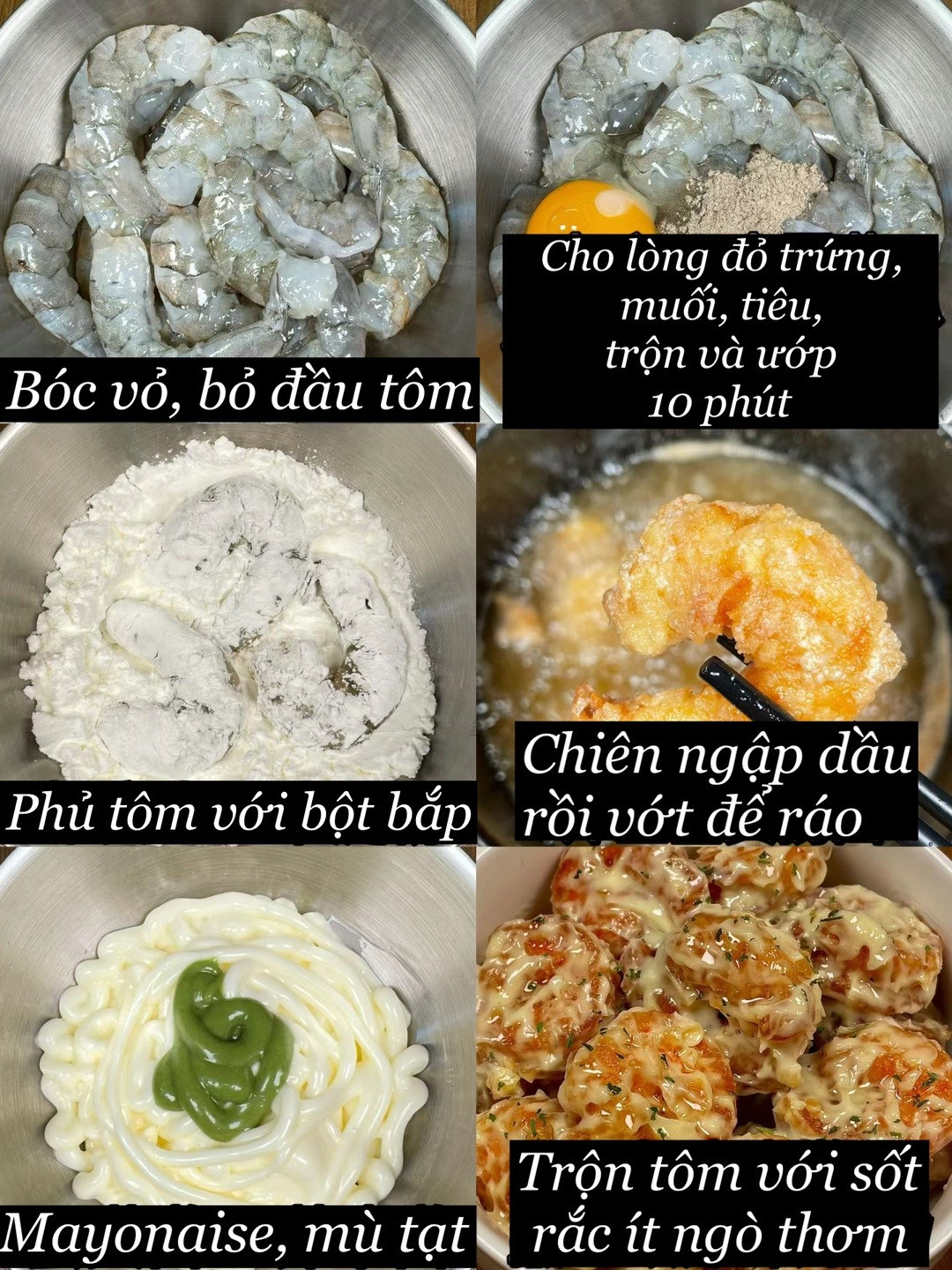 tôm sốt mayo Làm tôm sốt ăn với cơm nóng là hết bài #cooking  #food