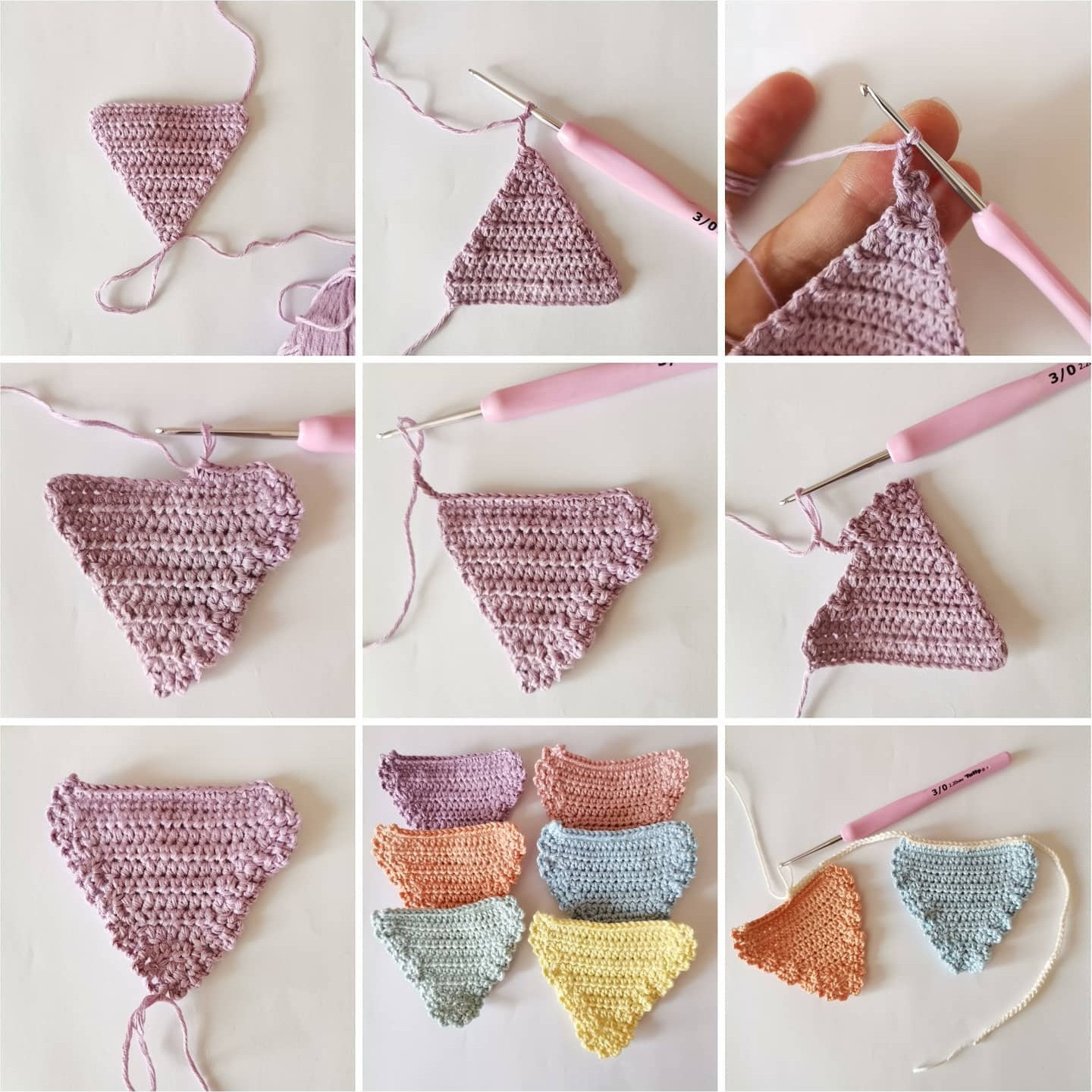 Triangle Garland Pattern