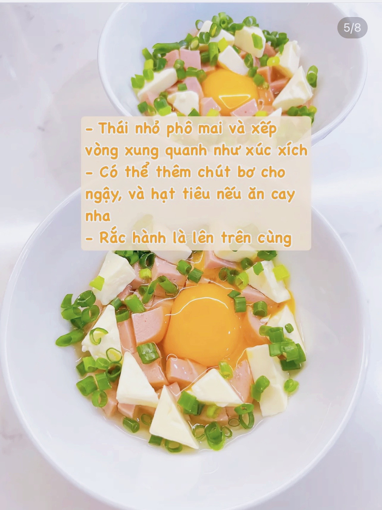 Trứng phô mai nướng