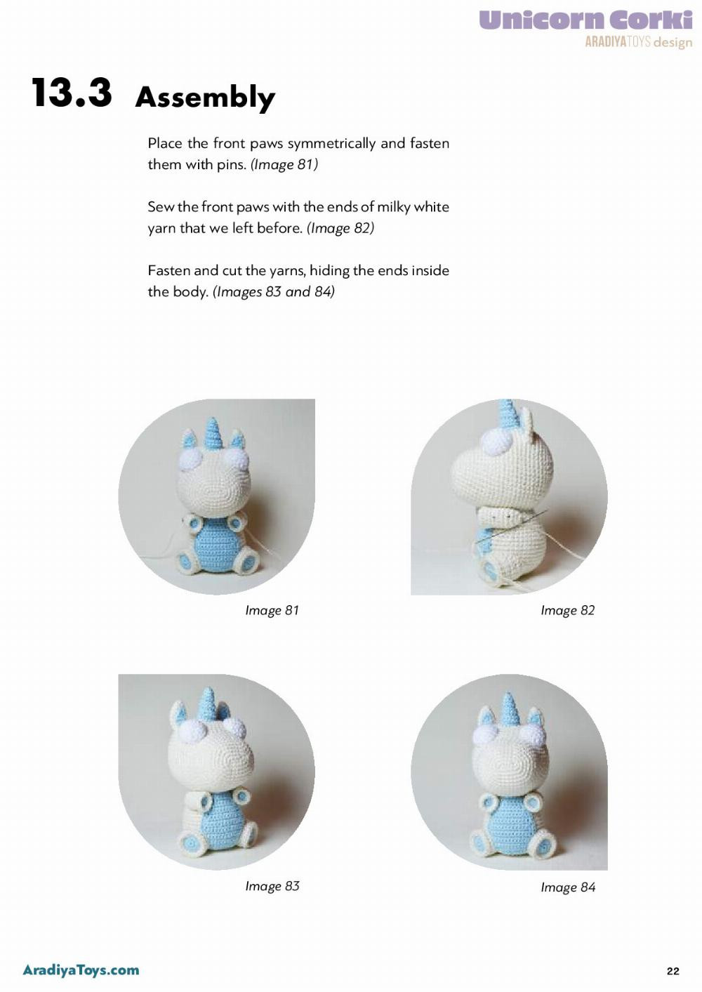 unicorn corki crochet pattern