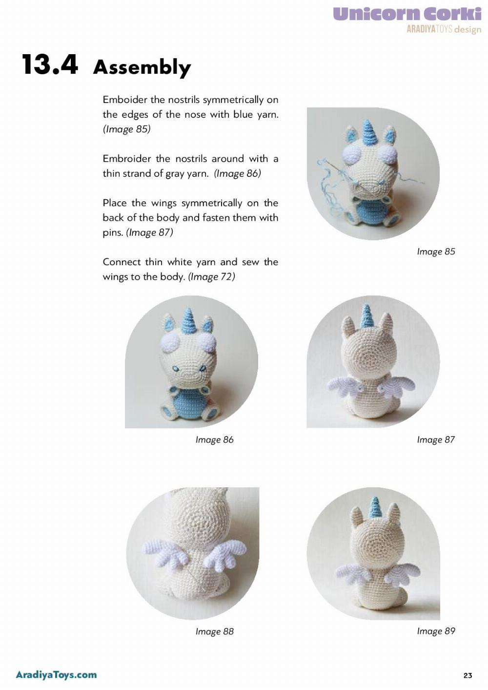 unicorn corki crochet pattern