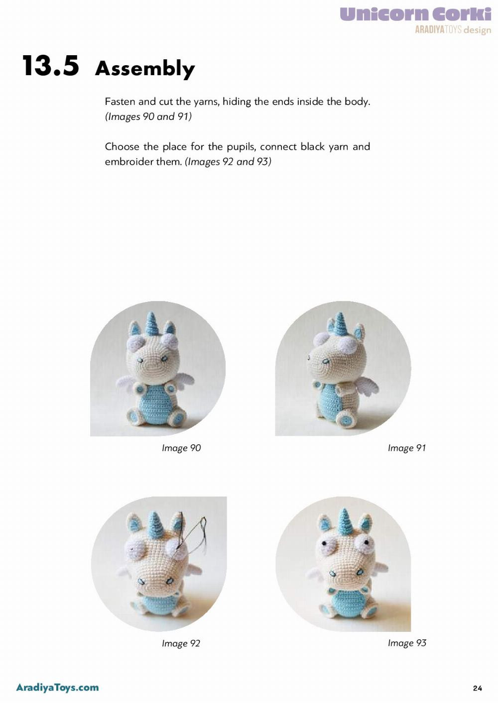 unicorn corki crochet pattern