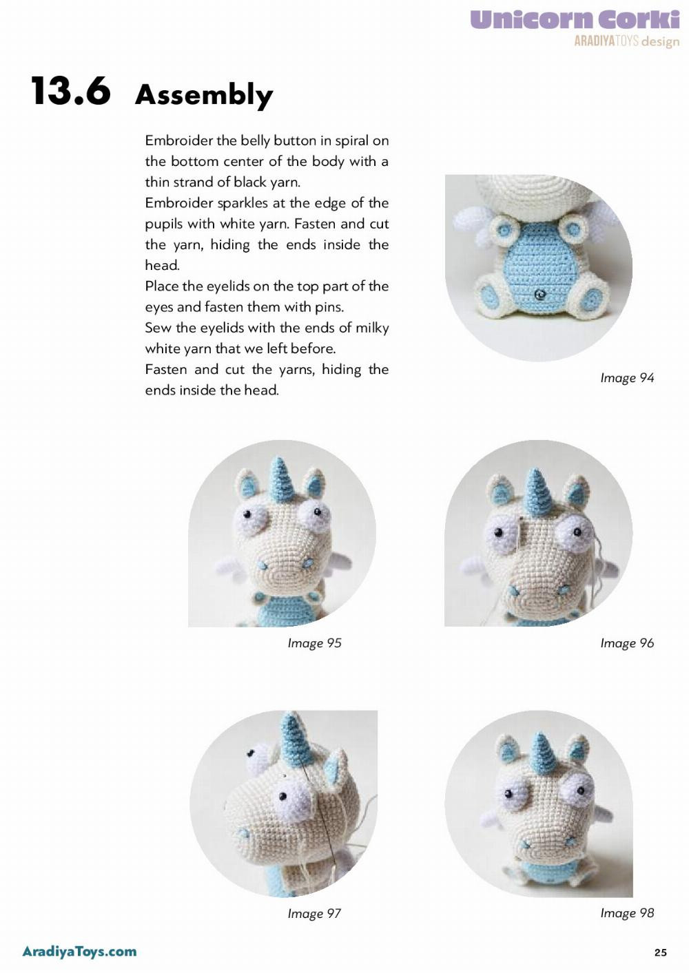 unicorn corki crochet pattern