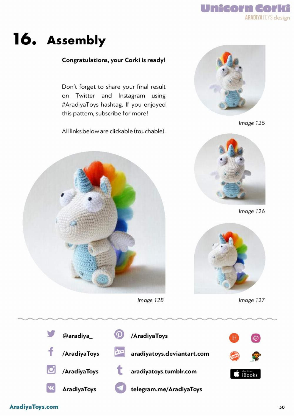 unicorn corki crochet pattern