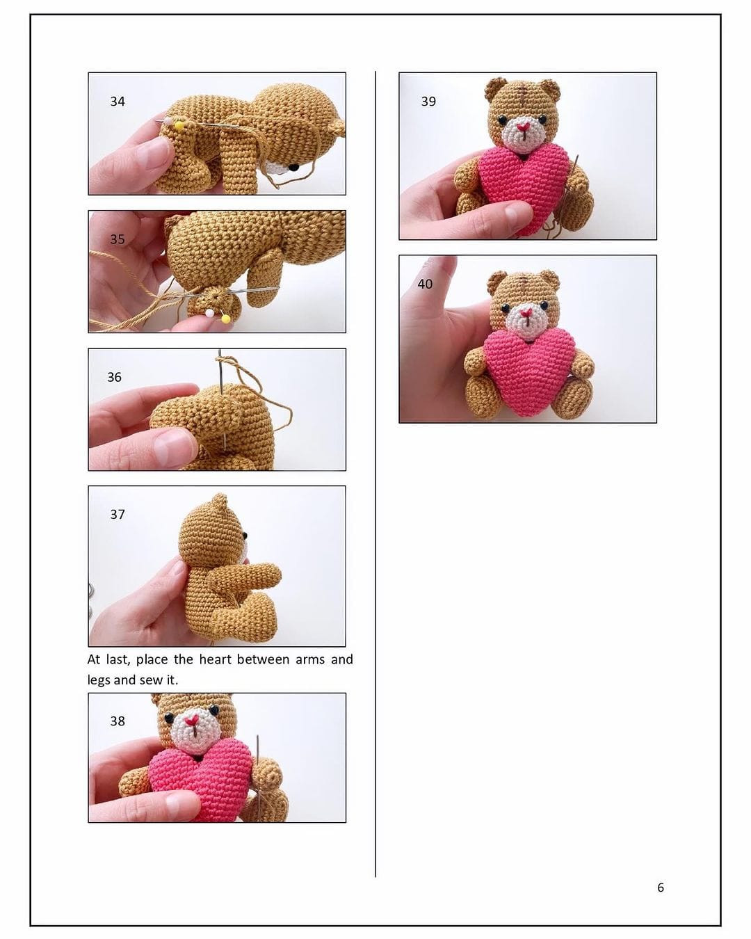 Valentine’s Teddy Bear with Heart!!!