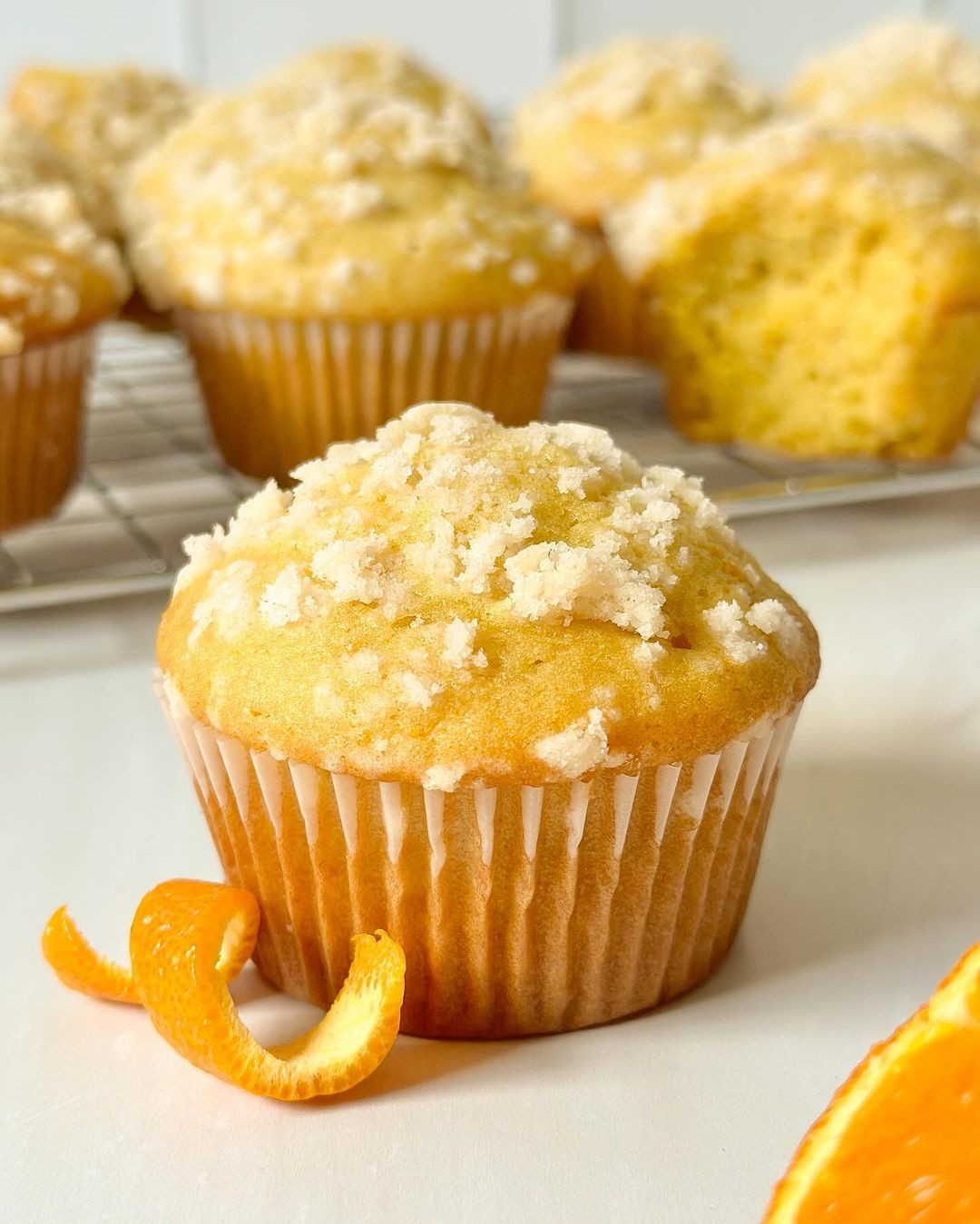 🧡VEGAN CITRUS STREUSEL MUFFINS🧡