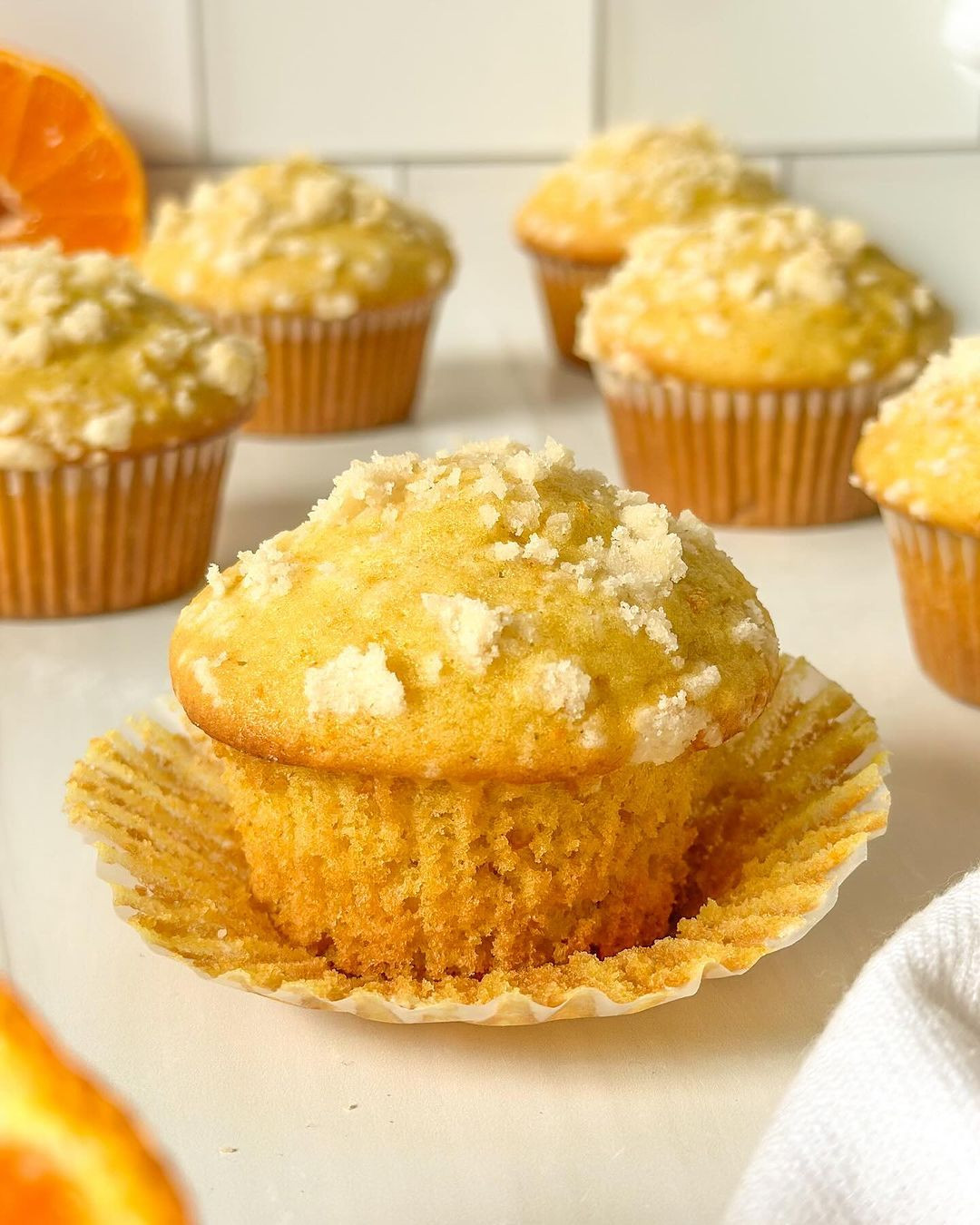 🧡VEGAN CITRUS STREUSEL MUFFINS🧡