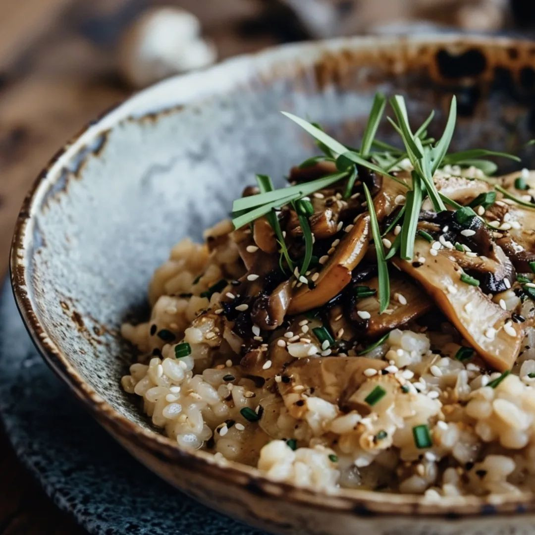 Vegan Japanese-Italian Fusion Risotto