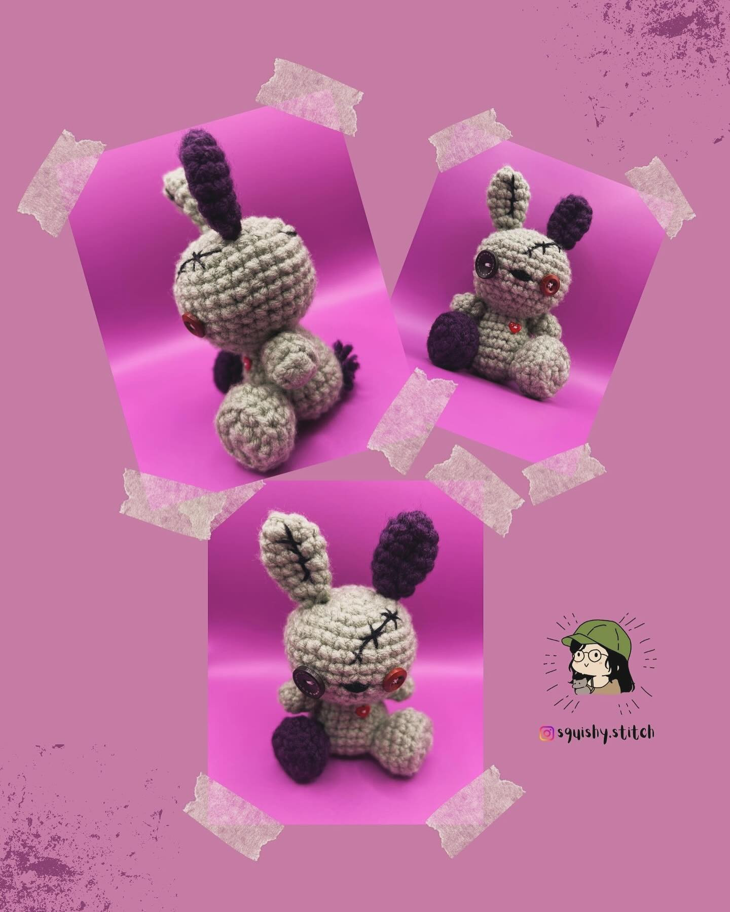 voodoodoll bunny crochet pattern