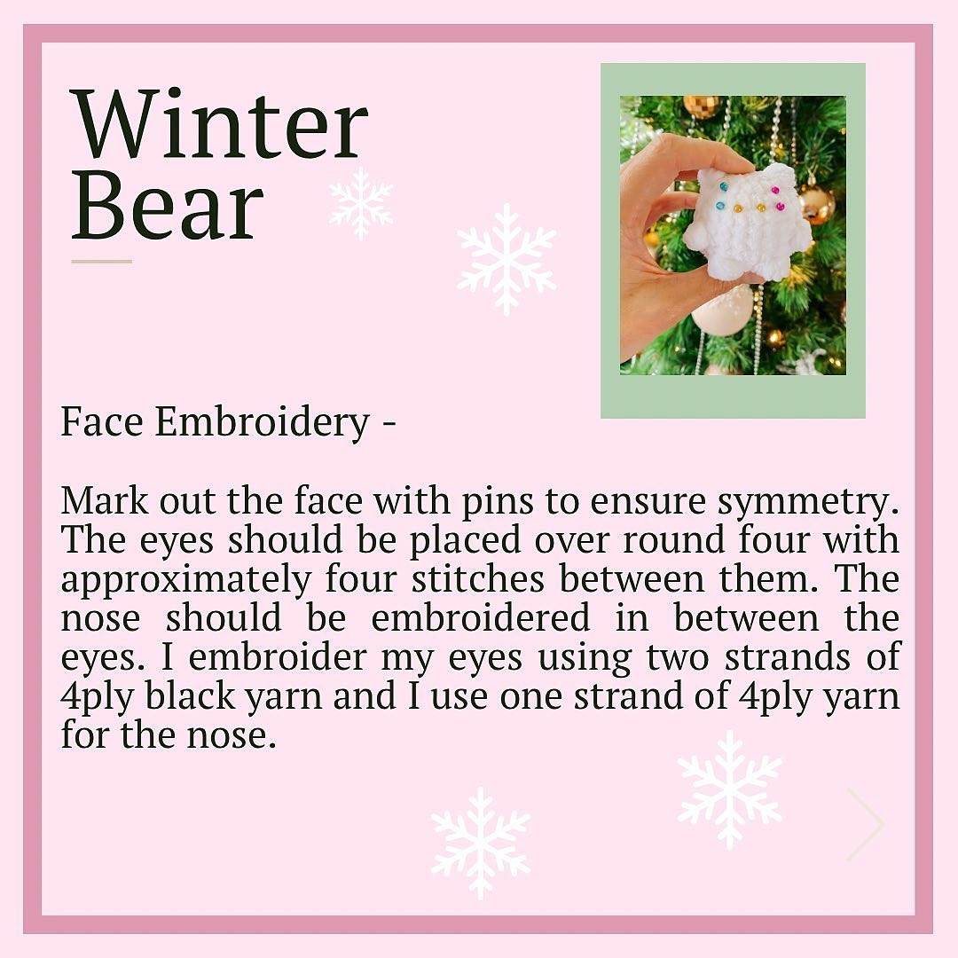 winter bear free no sew pattern