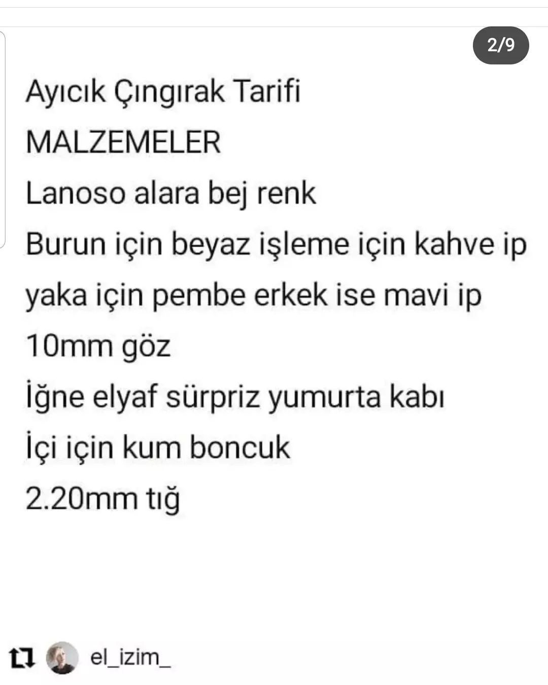 Yay ile bağlanmış bir ayı çıngırak için tığ işi modeli