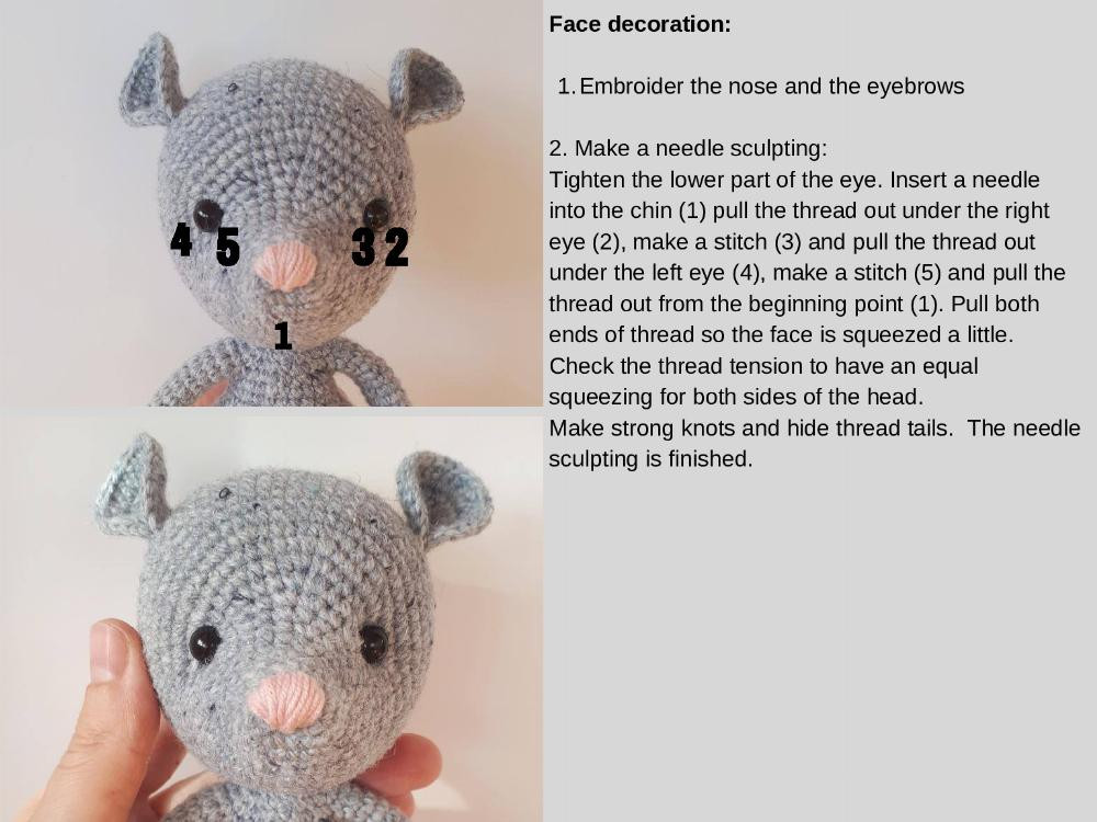 zoo toys pattern sleepy the mouse