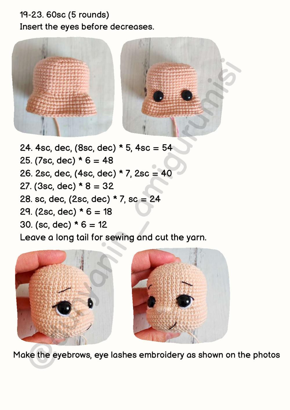 Alican Pattern doll crochet