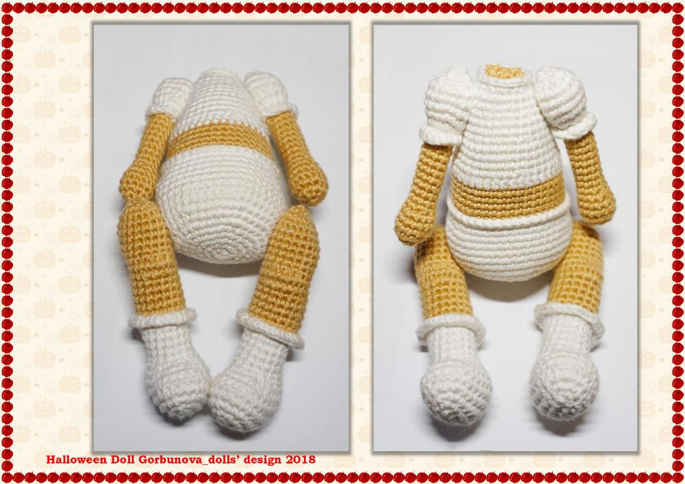 Amigurumi Crochet Pattern HALLOWEEN doll