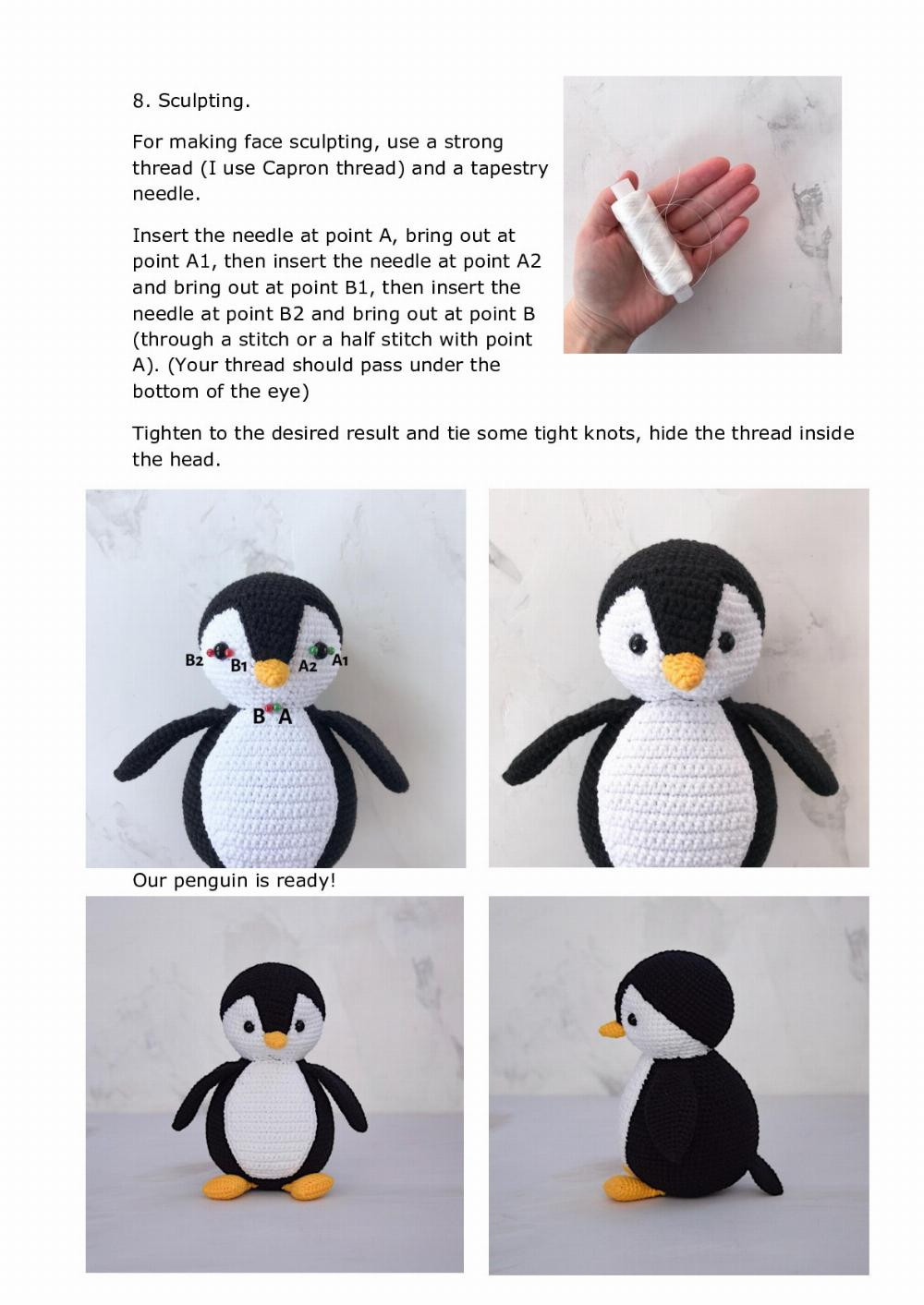 Amigurumi Crochet Pattern «The little penguin Lo lo»