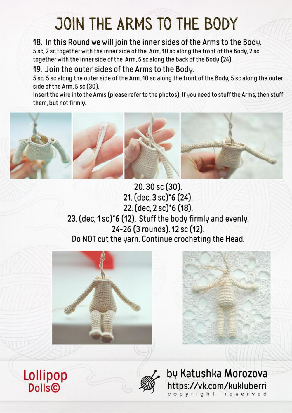 amigurumi pdf pattern crochet doll