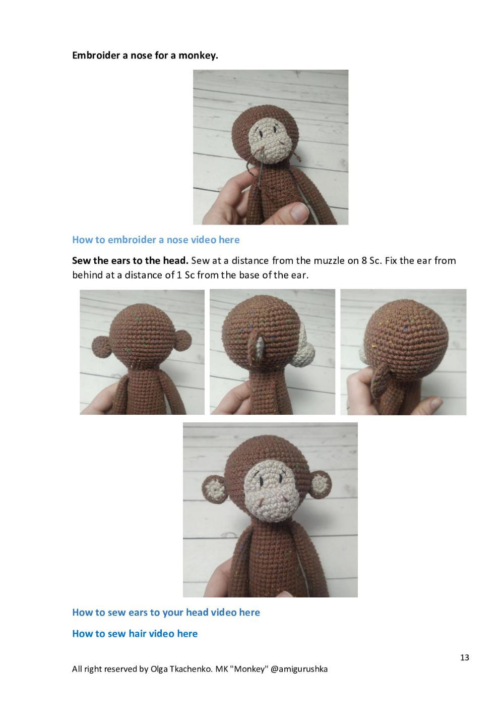 Amigurumi Toy «MONKEY»