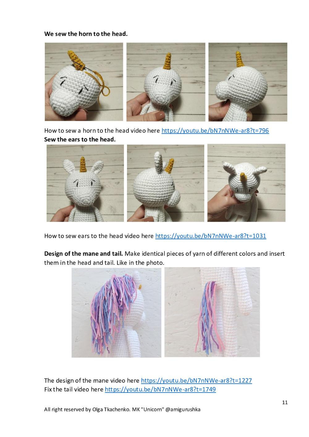 Amigurumi Toy «Unicorn»