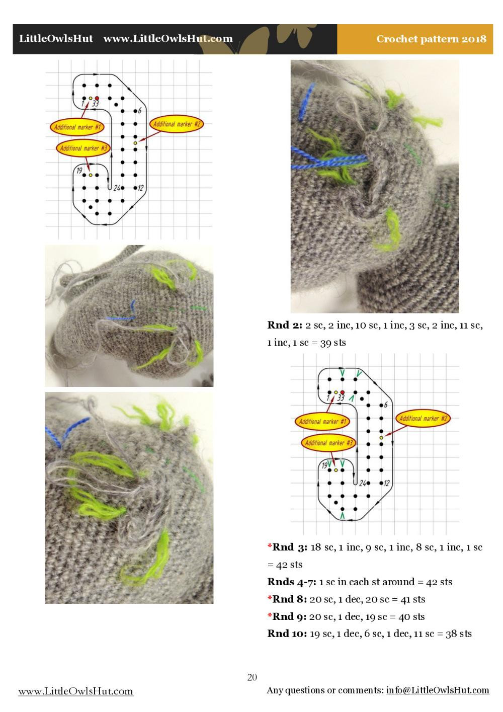 arnold the wolf crochet pattern